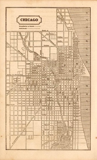 93-Midwest Map By Ensign, Bridgeman & Fanning