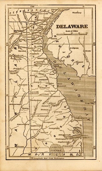 33-Mid-Atlantic Map By Ensign, Bridgeman & Fanning