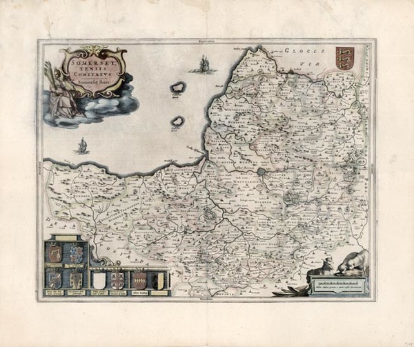 33-Europe and British Isles Map By Willem Janszoon Blaeu