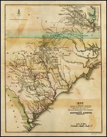 36-Mid-Atlantic and Southeast Map By James Yeager