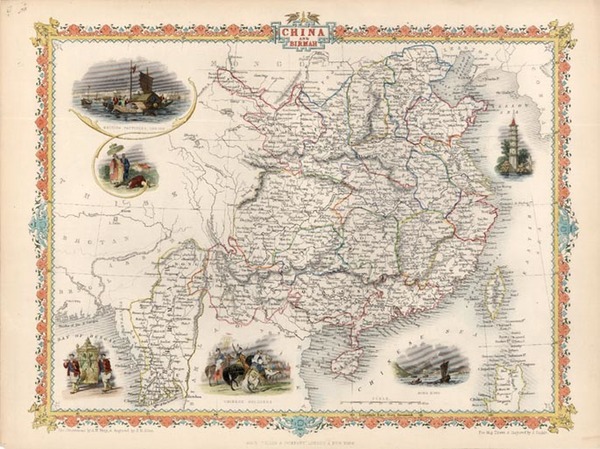 36-Asia, China and Southeast Asia Map By John Tallis