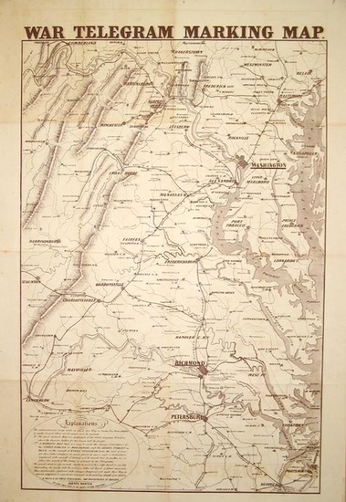 89-Mid-Atlantic and Southeast Map By Louis Prang