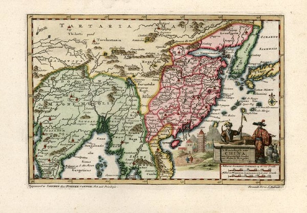 48-Asia, China and Central Asia & Caucasus Map By Pieter van der Aa