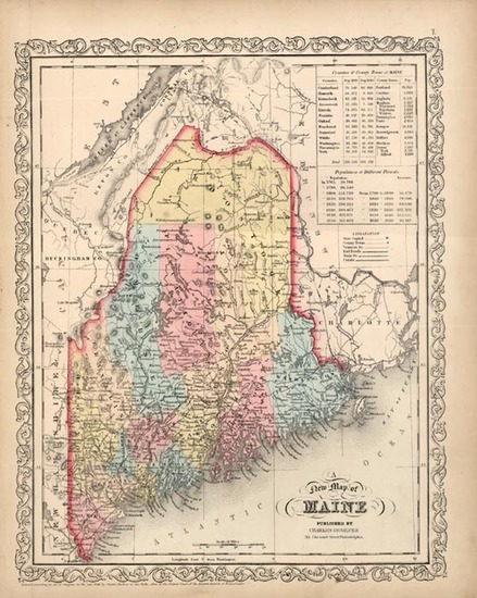 15-New England Map By Charles Desilver