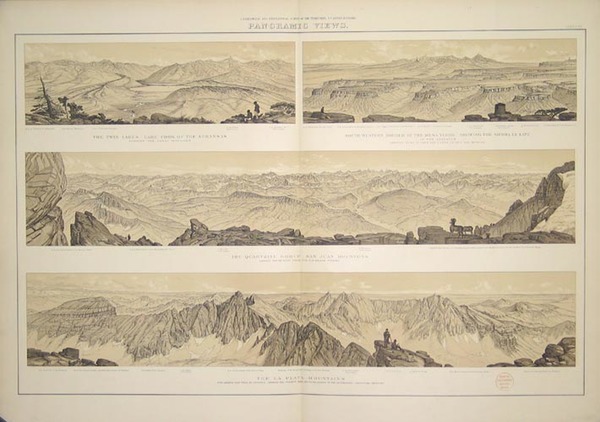 3-Southwest and Rocky Mountains Map By Ferdinand Vandeveer Hayden