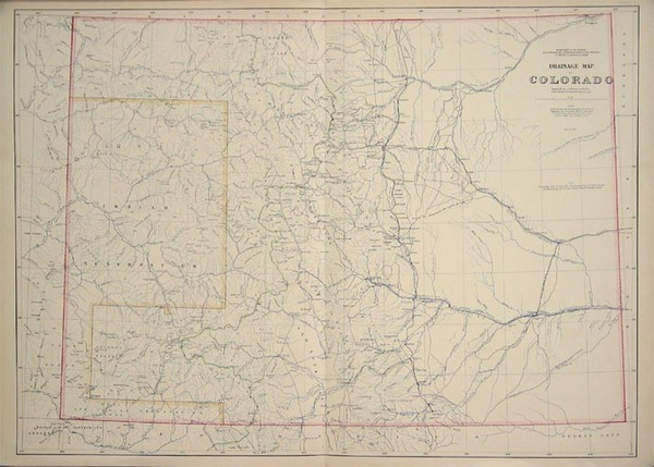 26-Southwest and Rocky Mountains Map By Ferdinand Vandeveer Hayden