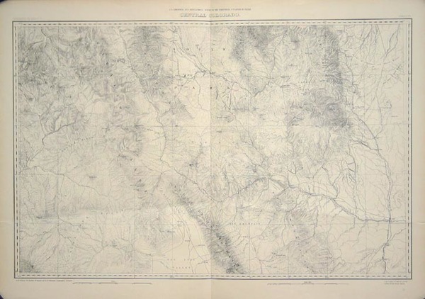 47-Southwest and Rocky Mountains Map By Ferdinand Vandeveer Hayden