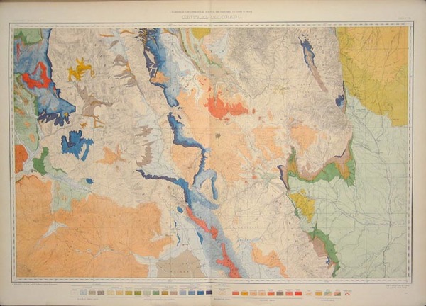 35-Southwest and Rocky Mountains Map By Ferdinand Vandeveer Hayden