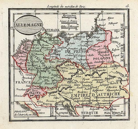 55-Austria, Poland and Germany Map By Anonymous