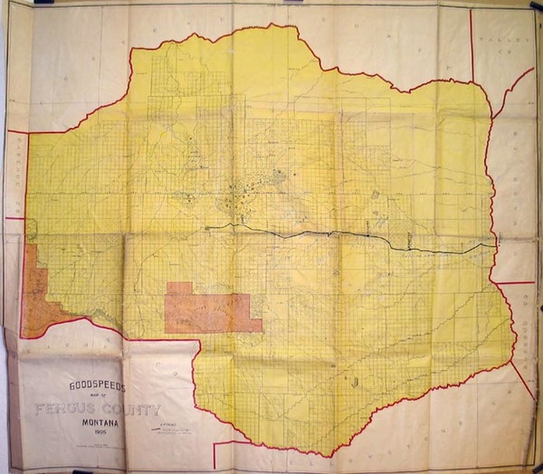 39-Plains and Rocky Mountains Map By A.T. Goodspeed