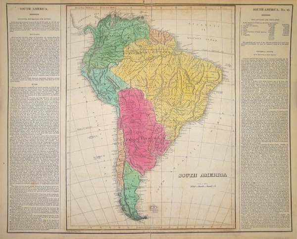 10-South America Map By Carey  &  Lea