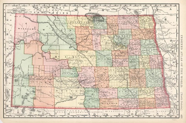 79-Plains Map By William Rand  &  Andrew McNally