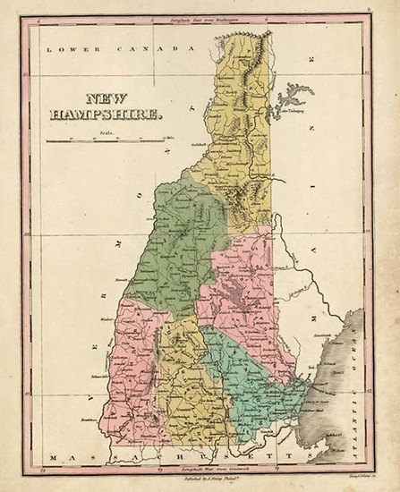 62-New England Map By Anthony Finley