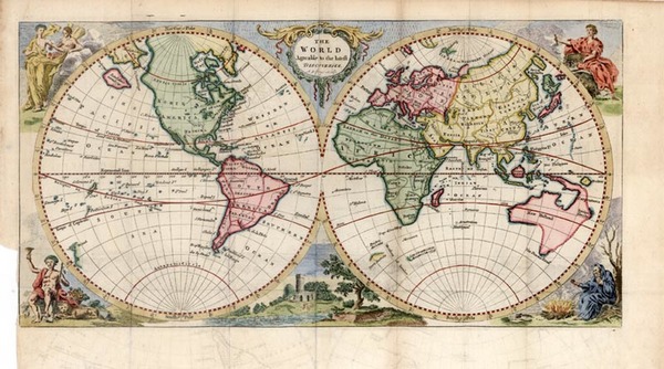29-World and World Map By Thomas Jefferys