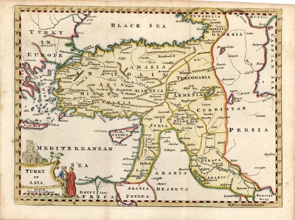 1-Europe, Mediterranean, Asia, Turkey & Asia Minor and Balearic Islands Map By Thomas Jeffery