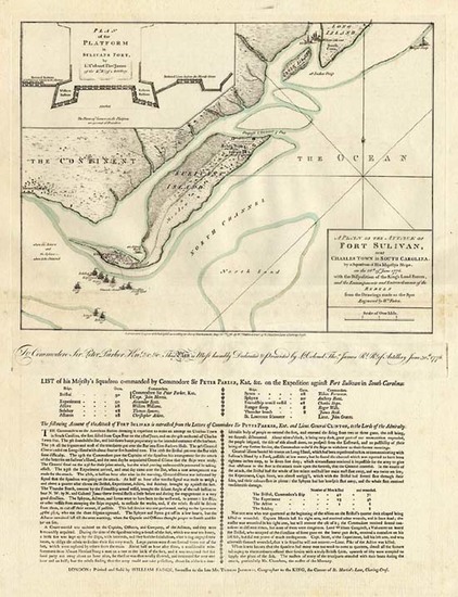 77-Southeast Map By William Faden