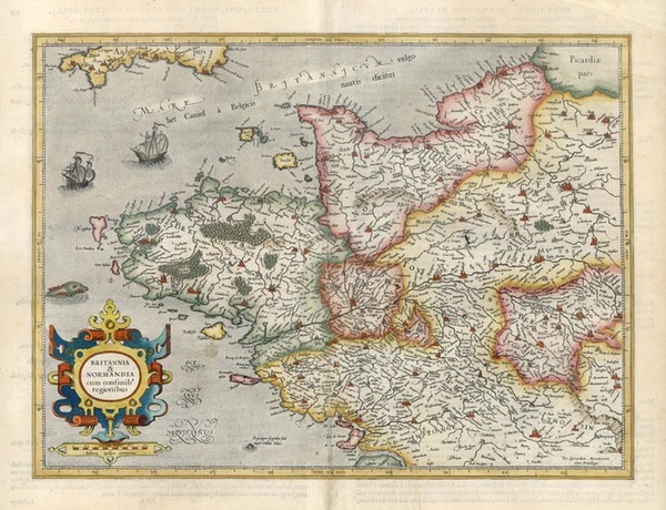 28-Europe and France Map By Henricus Hondius - Gerard Mercator