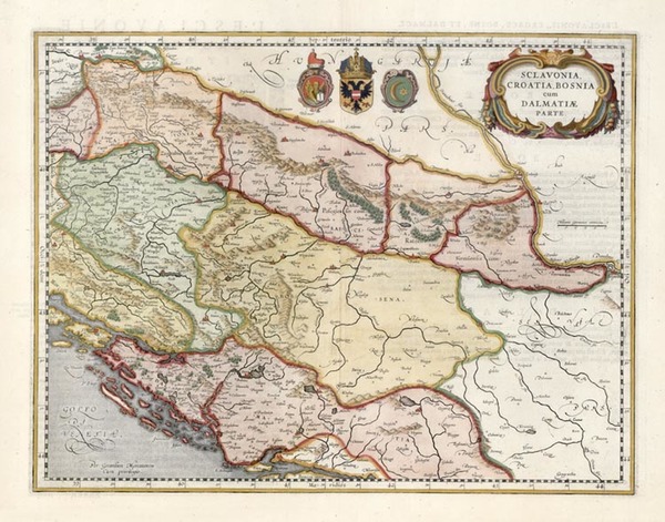54-Europe and Balkans Map By Henricus Hondius - Gerard Mercator