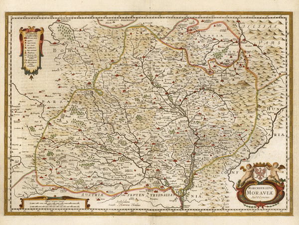 77-Europe and Czech Republic & Slovakia Map By Henricus Hondius