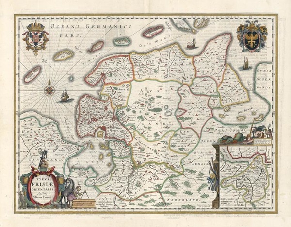 66-Netherlands and Germany Map By Jan Jansson