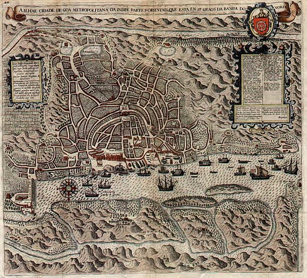 69-Asia and India Map By Theodor De Bry  &  Jan Huygen Van Linschoten