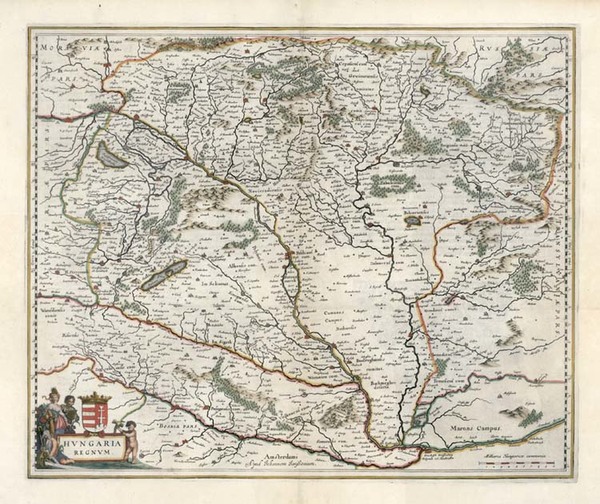 42-Europe, Austria and Hungary Map By Jan Jansson