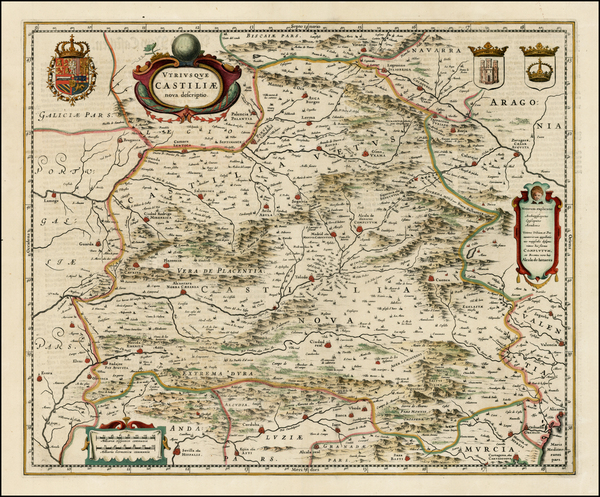 94-Spain Map By Willem Janszoon Blaeu