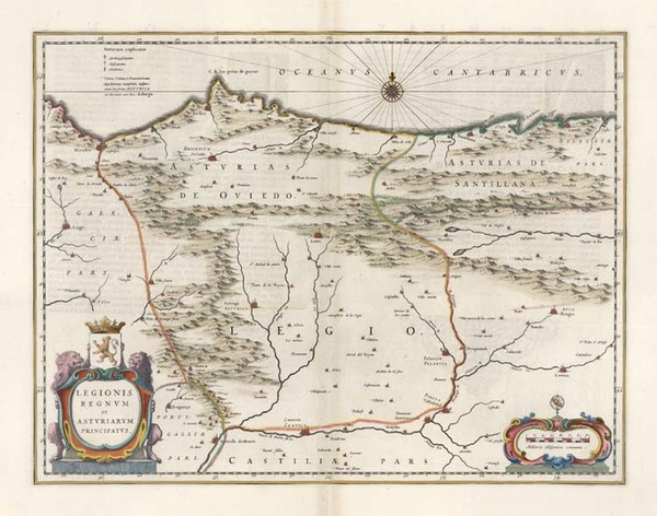 56-Europe and Spain Map By Willem Janszoon Blaeu