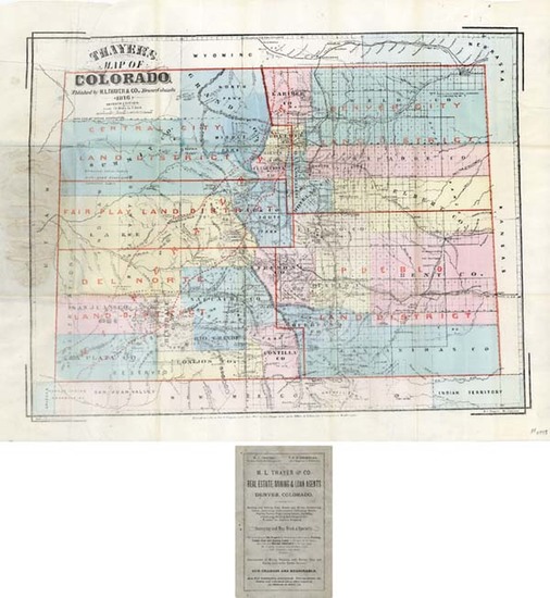 6-Southwest and Rocky Mountains Map By H.L. Thayer