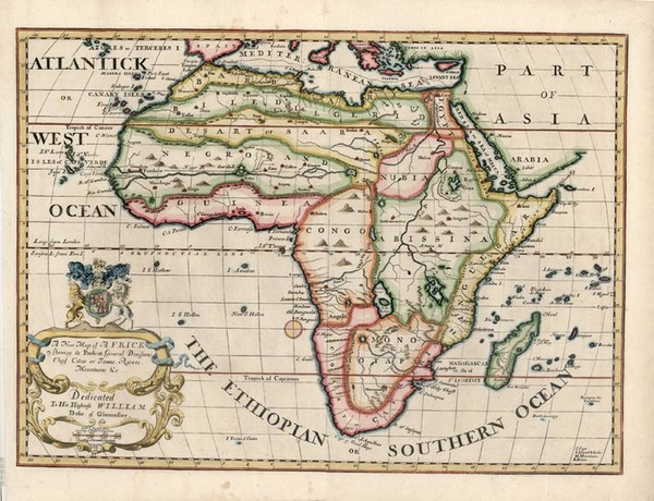 72-Africa and Africa Map By Edward Wells