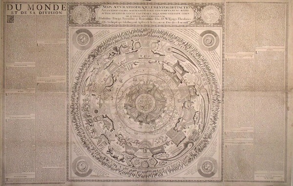 67-World, World and Curiosities Map By Cornelis de Jode / Gerard Jollain