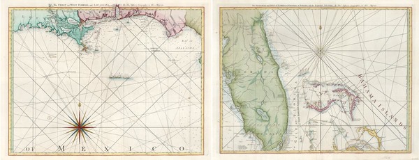 16-South, Southeast and Caribbean Map By Thomas Jefferys