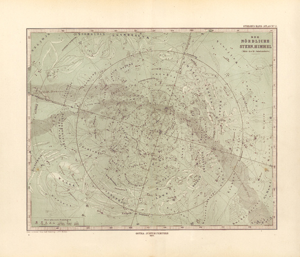 67-World, World, Celestial Maps and Curiosities Map By Adolf Stieler