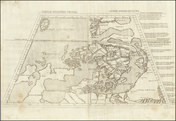 Tabula Moderna Prussie, Livonie, Norvegie et Gottie