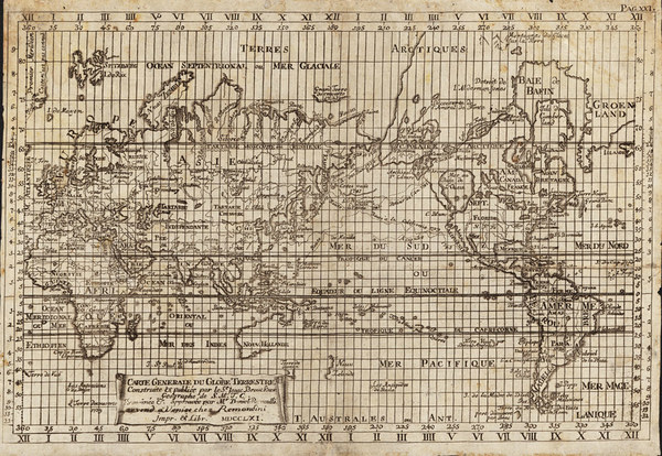 3-World and World Map By Isaac Brouckner / Giovanni Antonio Remondini