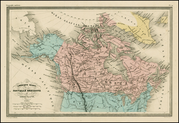 56-Alaska and Canada Map By Alexandre Vuillemin