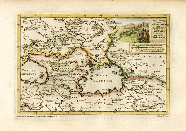 38-Europe, Russia, Balkans, Asia, Central Asia & Caucasus and Russia in Asia Map By Pieter van