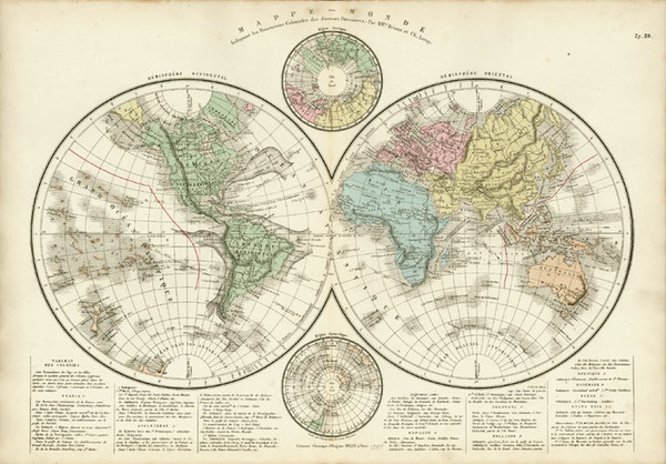 100-World and World Map By Drioux et Leroy