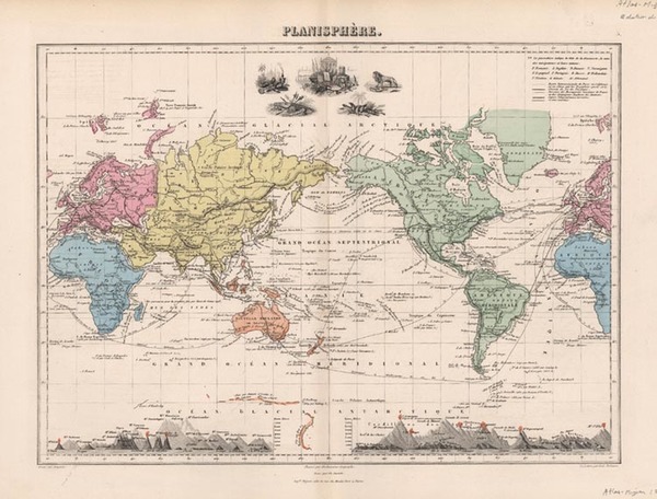 100-World and World Map By Migeon