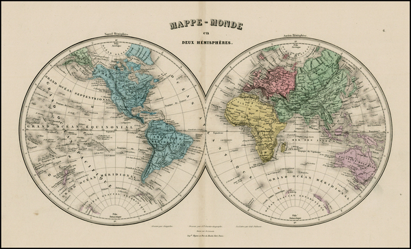 40-World and World Map By Migeon