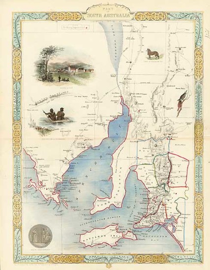 93-Australia & Oceania and Australia Map By John Tallis