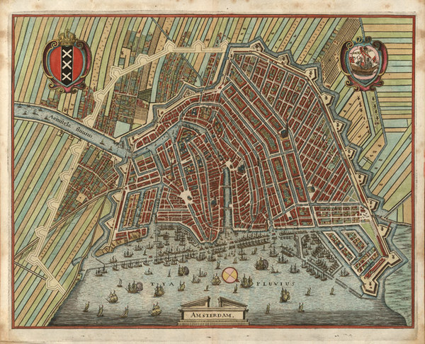 6-Europe and Netherlands Map By Matthaus Merian