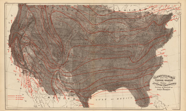 56-United States Map By Gray  &  Henry Francis Walling