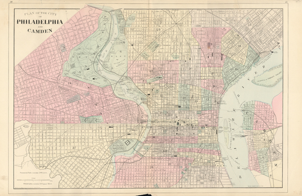 60-Mid-Atlantic Map By William Bradley & Bros.