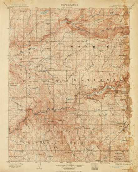 88-California Map By U.S. Geological Survey