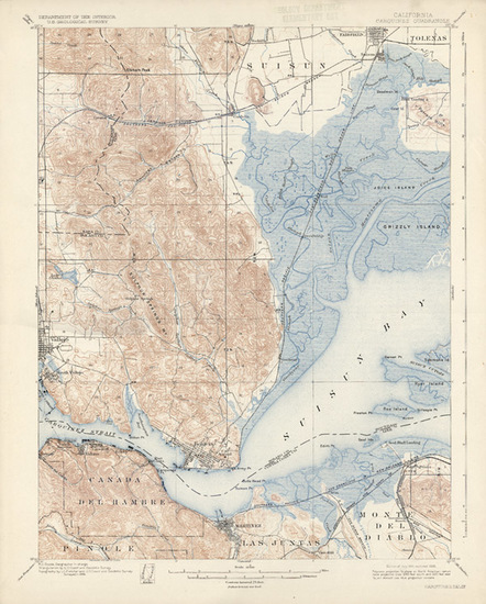 15-California Map By U.S. Geological Survey