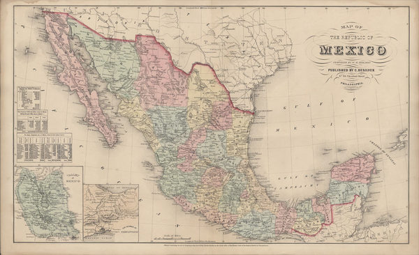 13-Southwest and Mexico Map By Charles Desilver