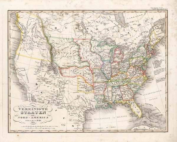 38-United States Map By Adolf Stieler