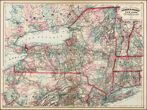 91-Canada Map By Asher  &  Adams