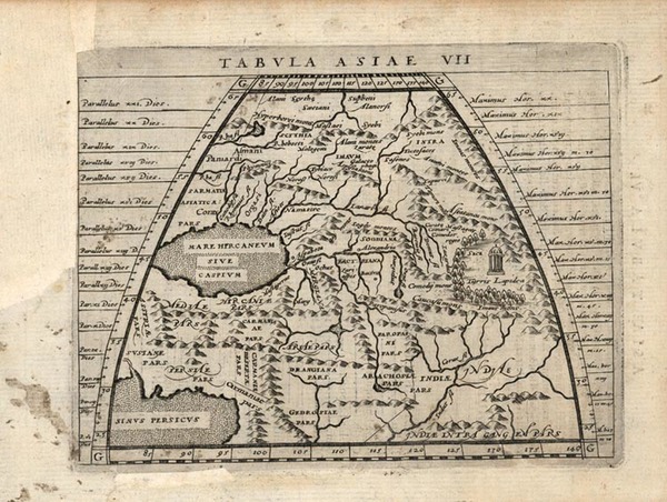 70-Asia, Central Asia & Caucasus, Middle East and Russia in Asia Map By Giovanni Antonio Magin